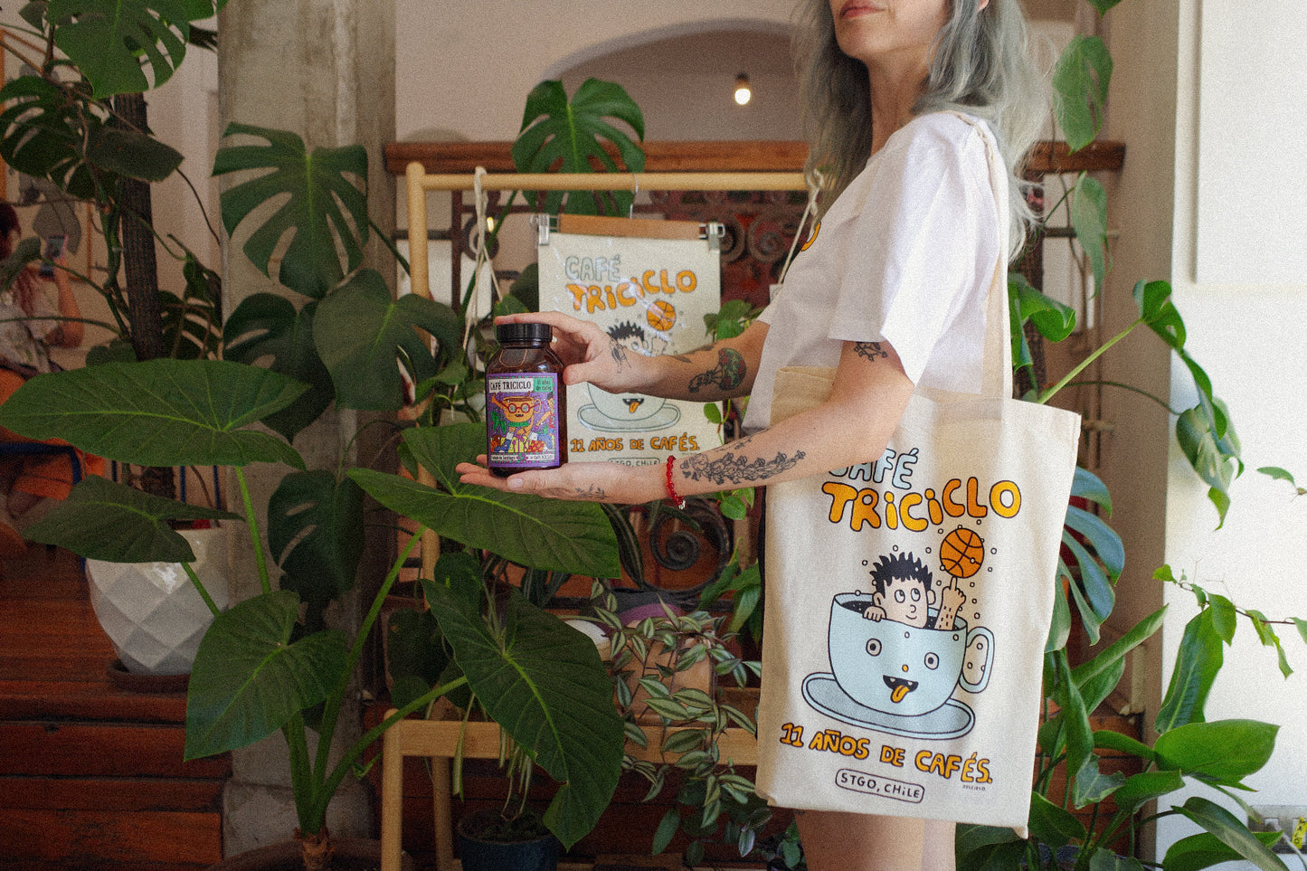 BOLSO CAFÉ TRICICLO x @DELCIERRO