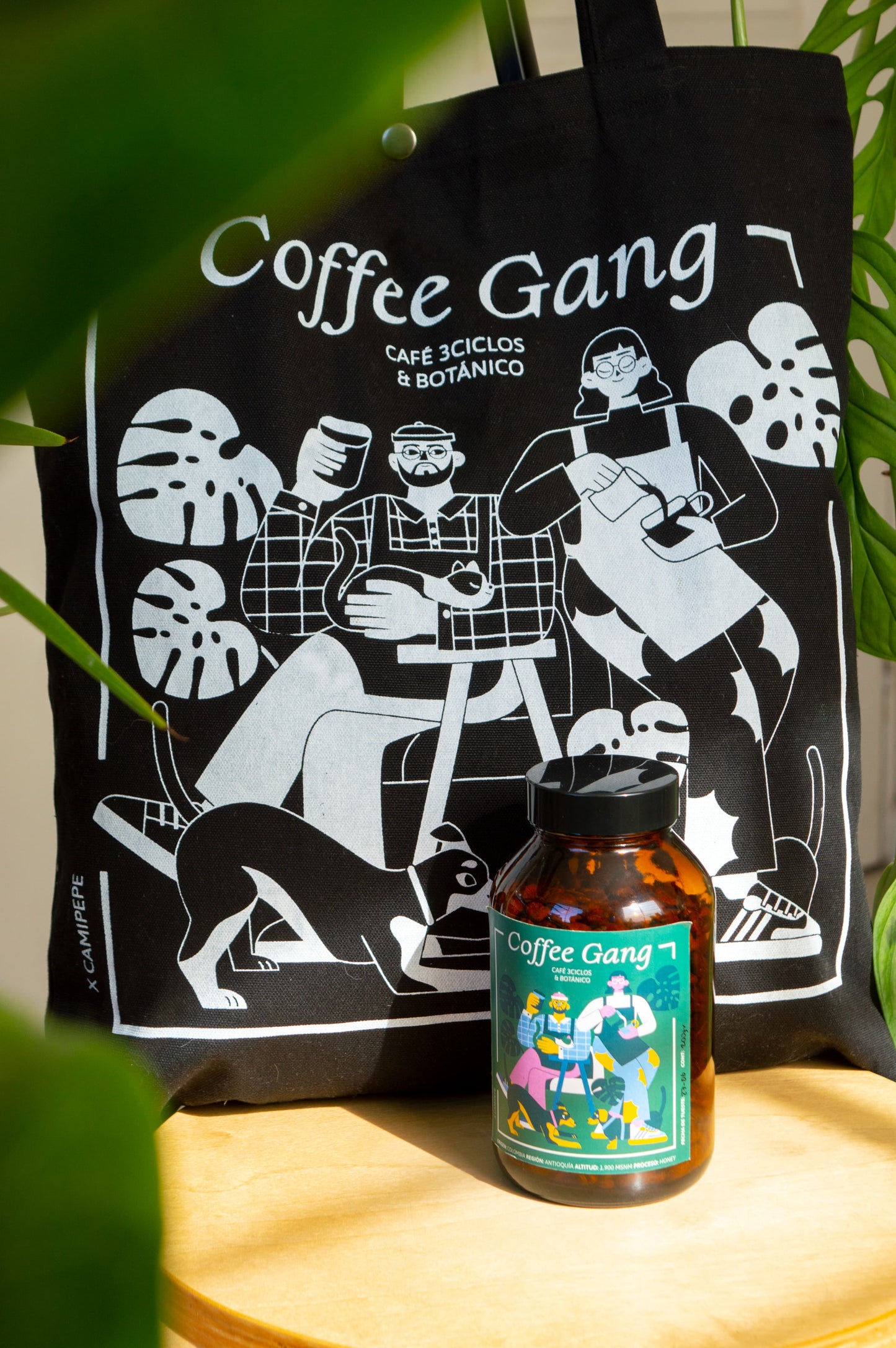 Tote Coffee Gang Café 3Ciclos x Botanico