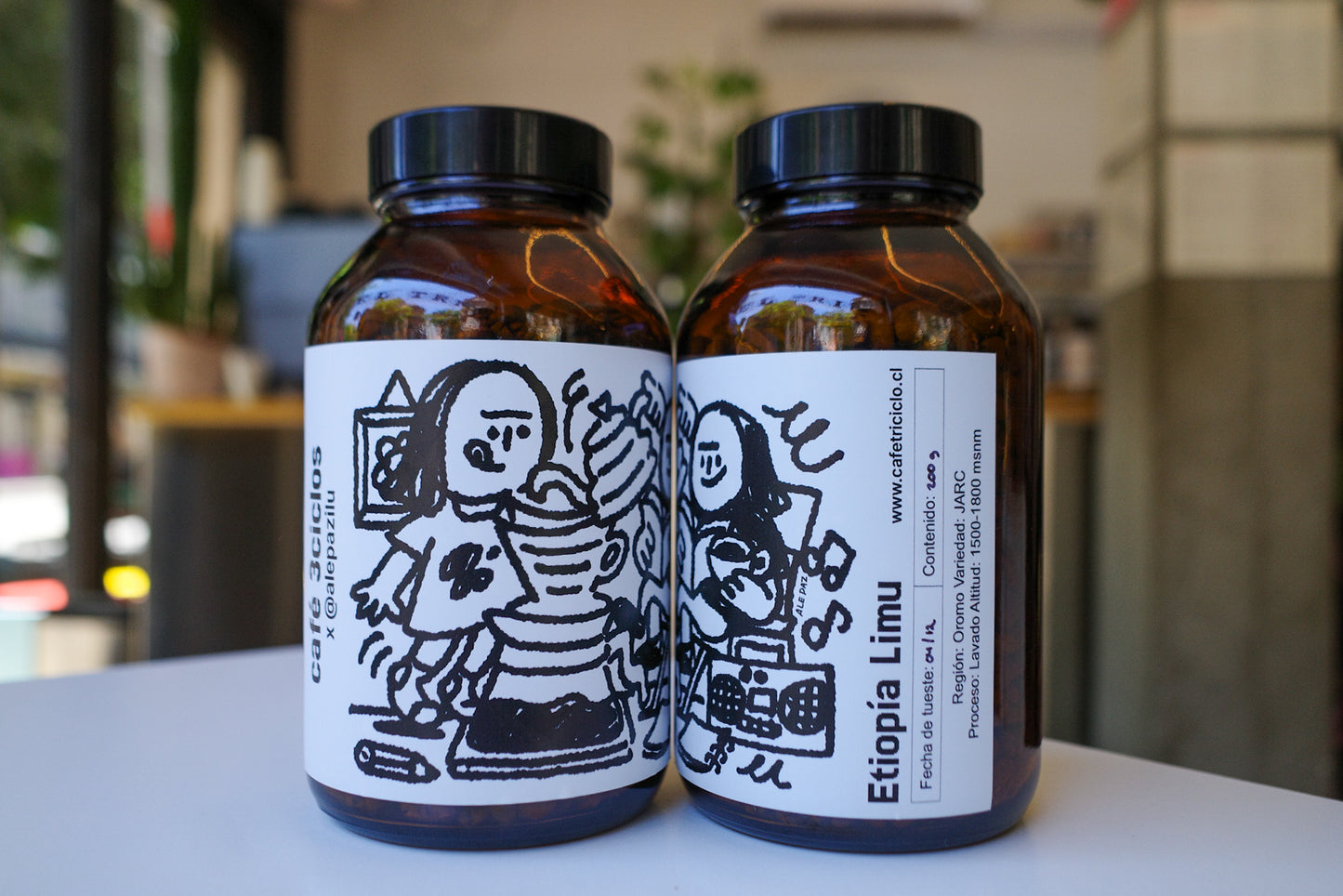 CAFE 3CICLOS :  ETIOPIA LIMU X @ALEPAZILU