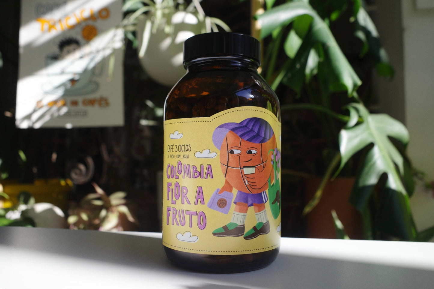 CAFE 3CICLOS : COLOMBIA FLOR A FRUTO x @VASO_CON_AGUA