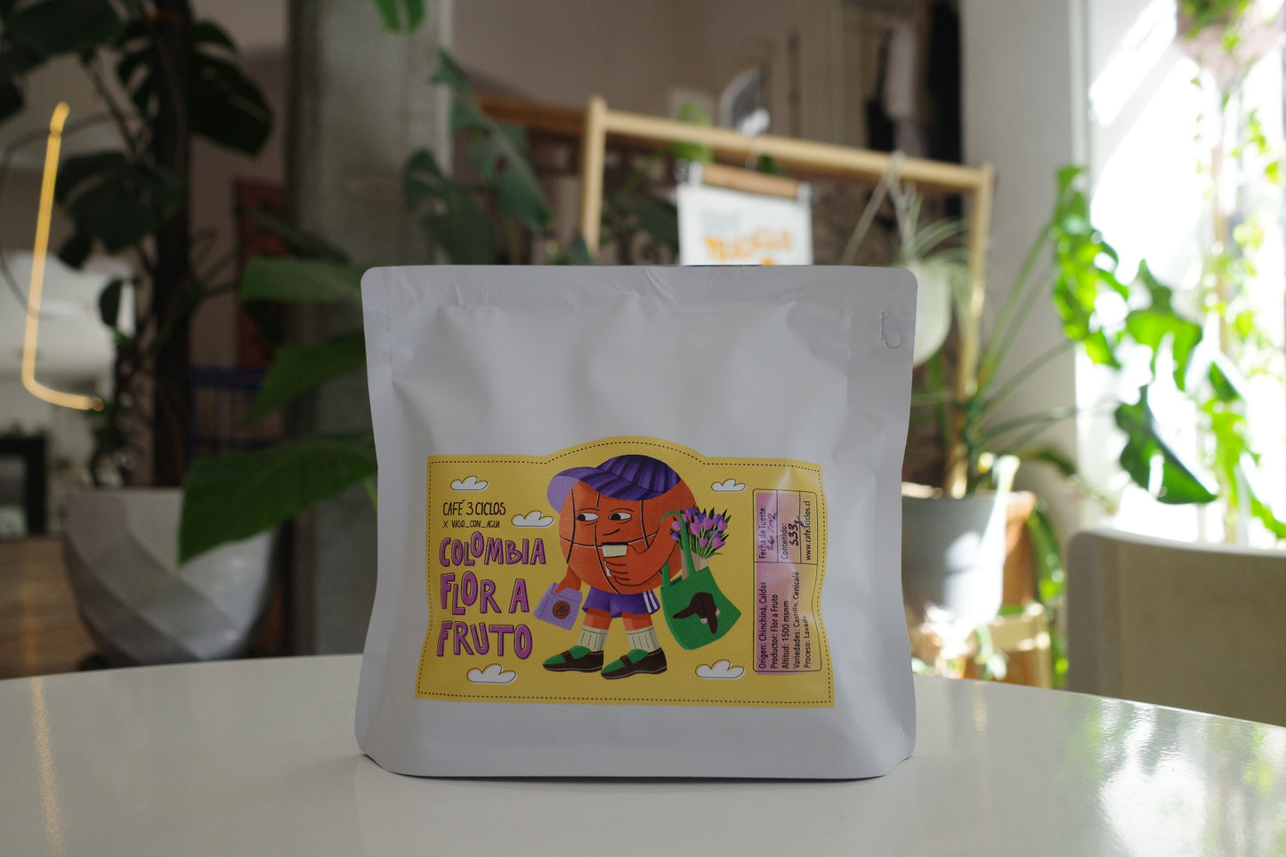 CAFE 3CICLOS : COLOMBIA FLOR A FRUTO x @VASO_CON_AGUA