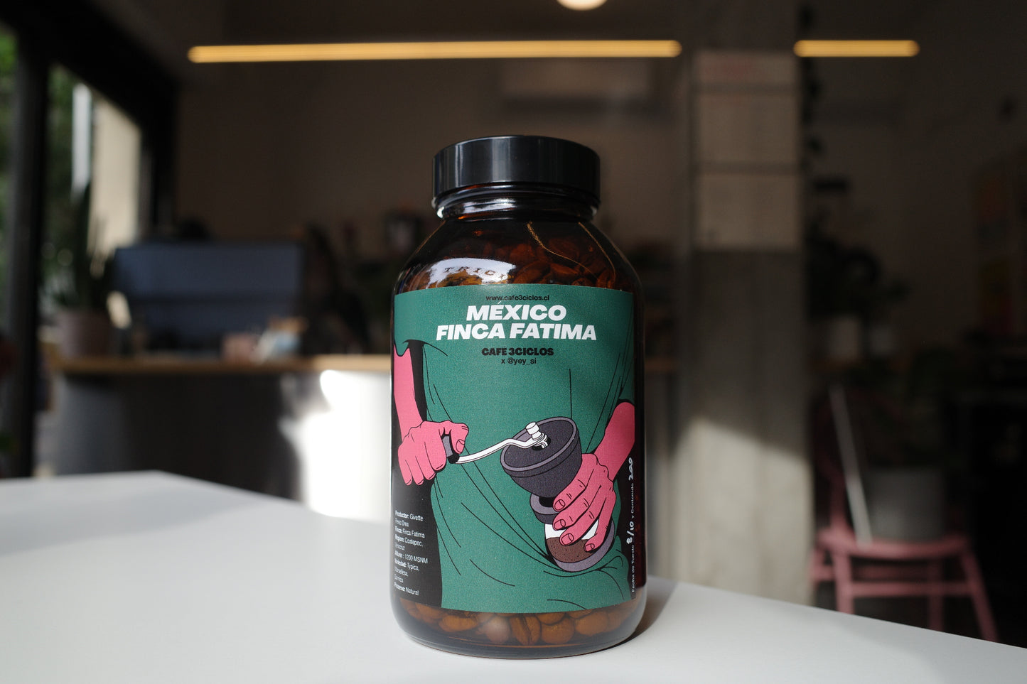 CAFE 3CICLOS : MEXICO FINCA FATIMA X @YEY_SI