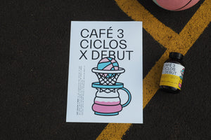 Print CAFÉ 3 CICLOS X @DEBUT